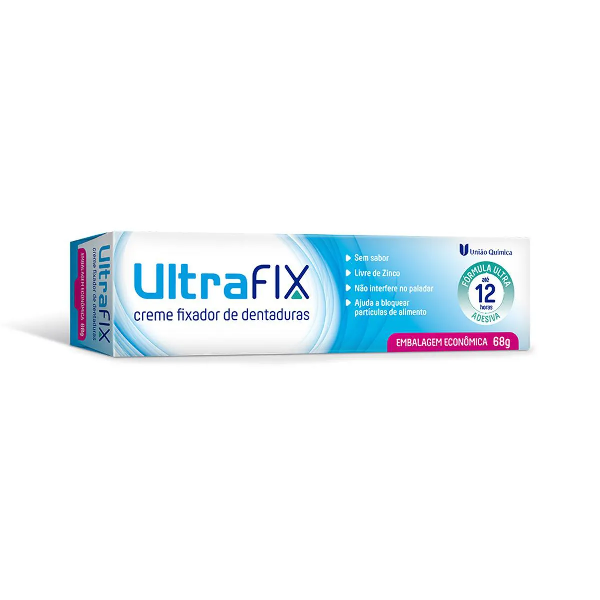 Creme Fixador de Dentadura UltraFix Sem Sabor 68g