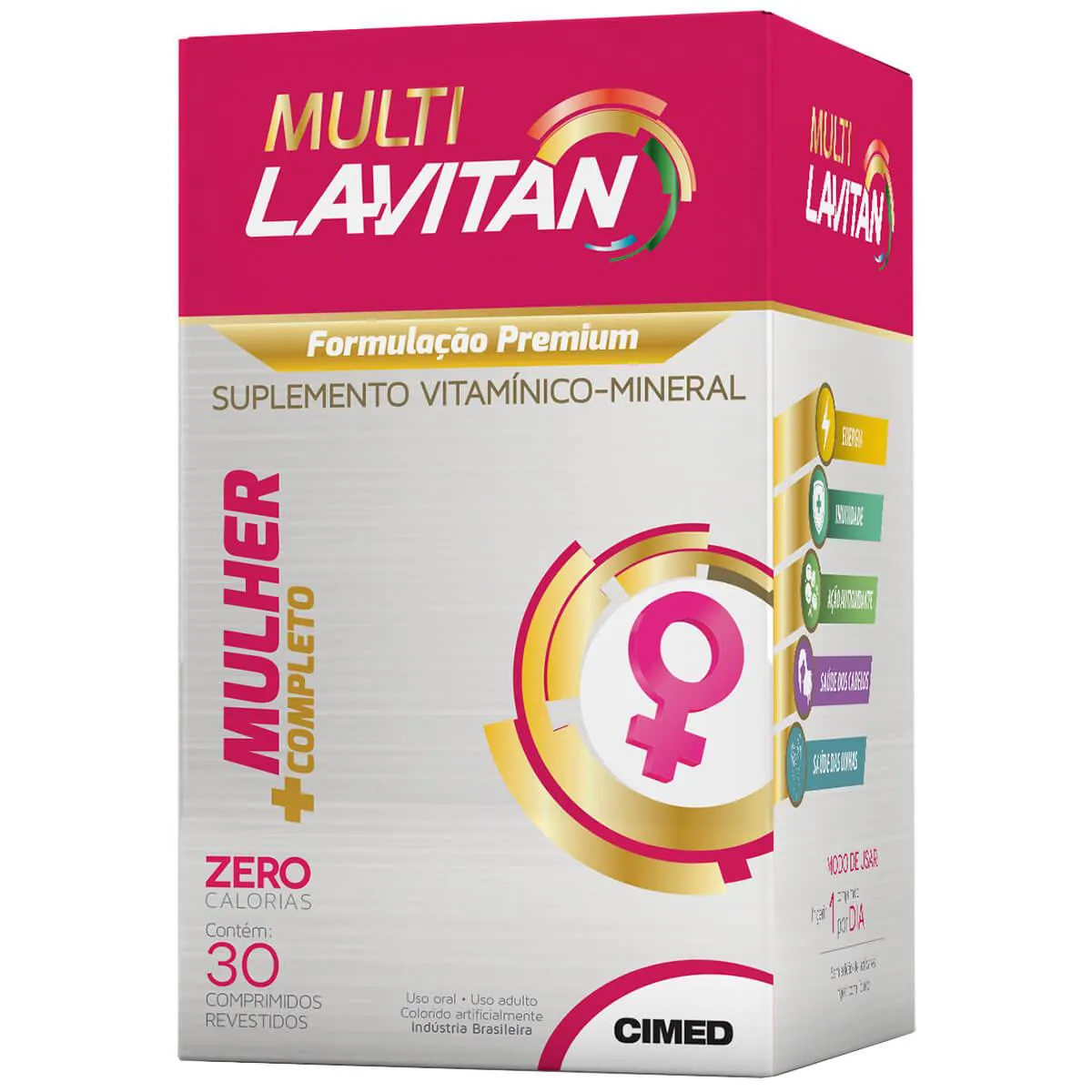 Polivitamínico Lavitan Multi Mulher +Completo 30 comprimidos