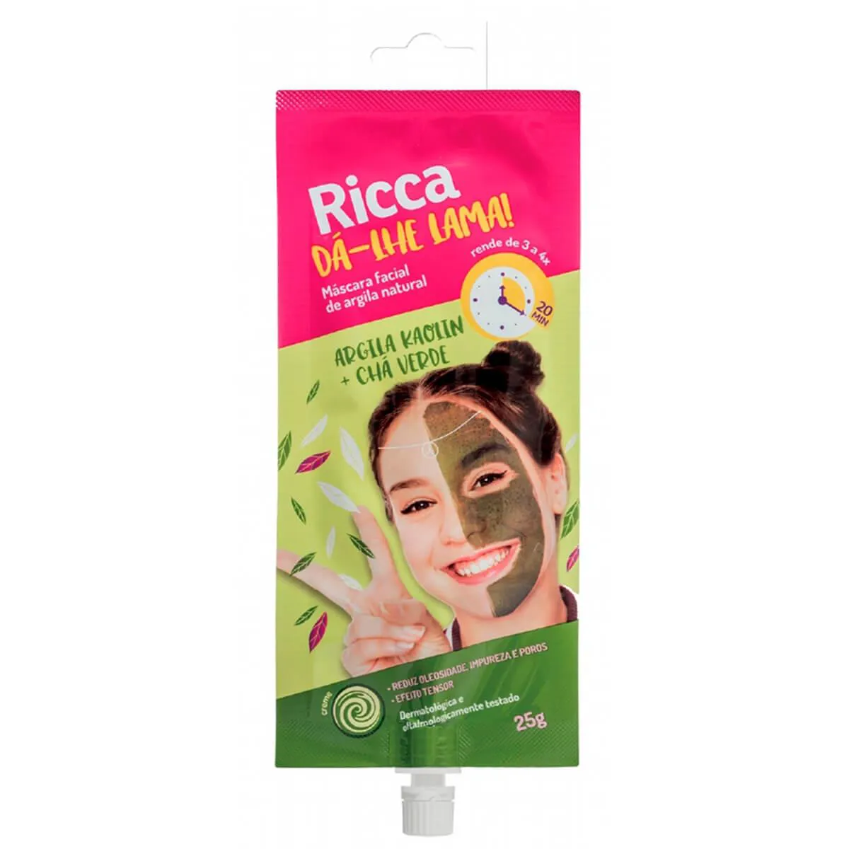 Máscara Facial Ricca de Argila Natural com 1 unidade