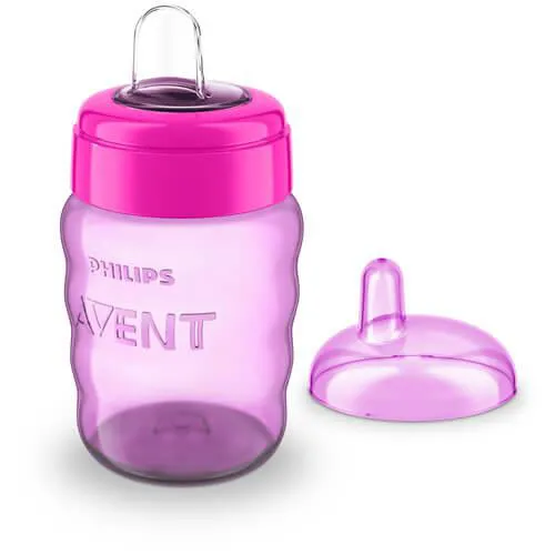 Copo Philips Avent Easy Sip Cor Rosa com 260ml