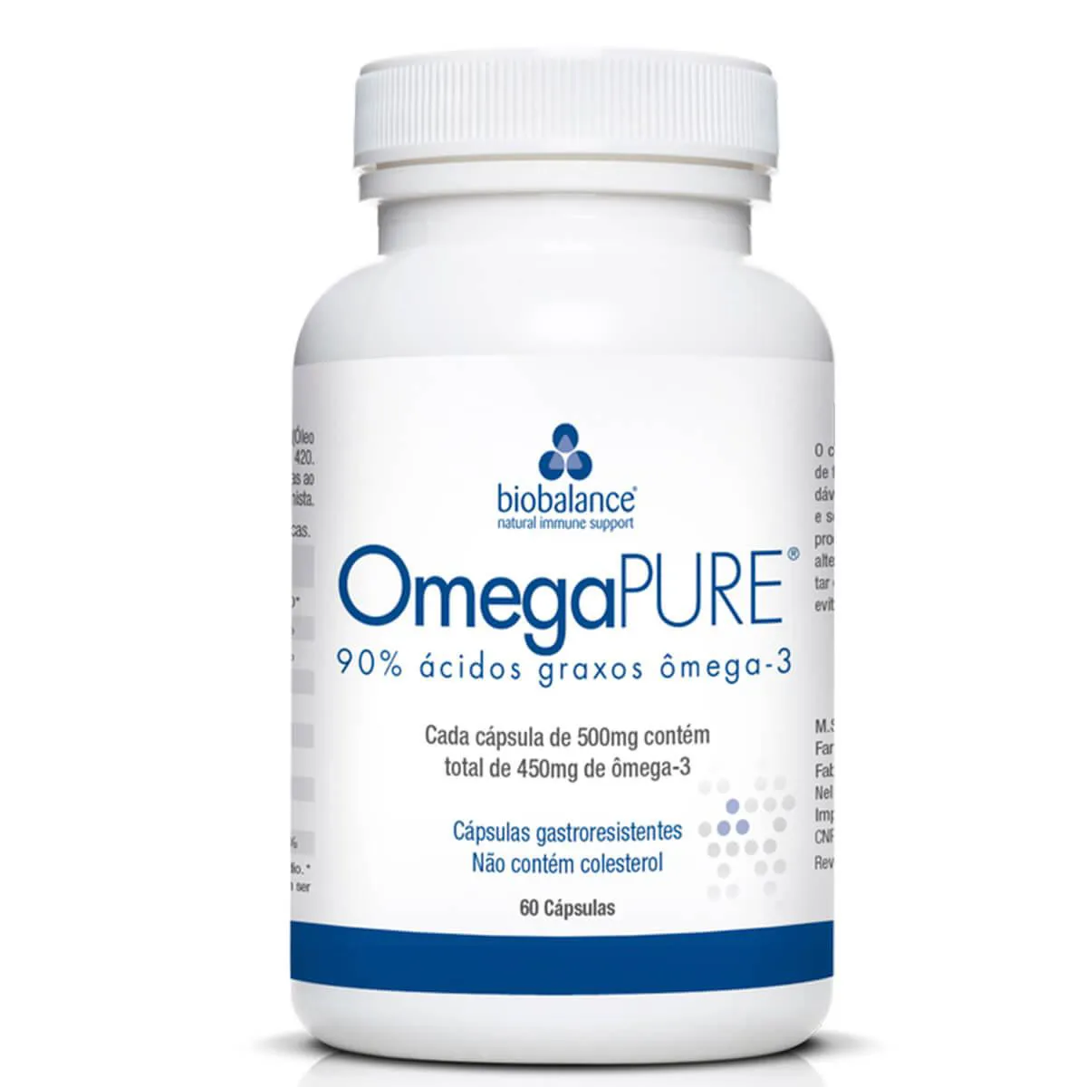 Ômega 3 Biobalance OmegaPure 450mg 60 cápsulas