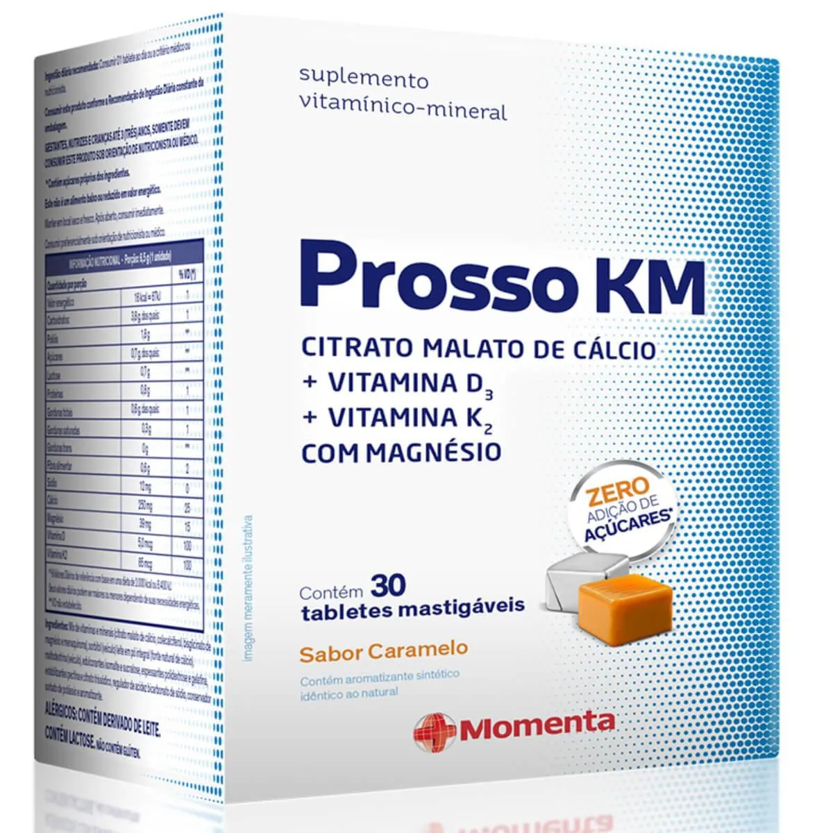 Cálcio Prosso KM MDK 30 tabletes