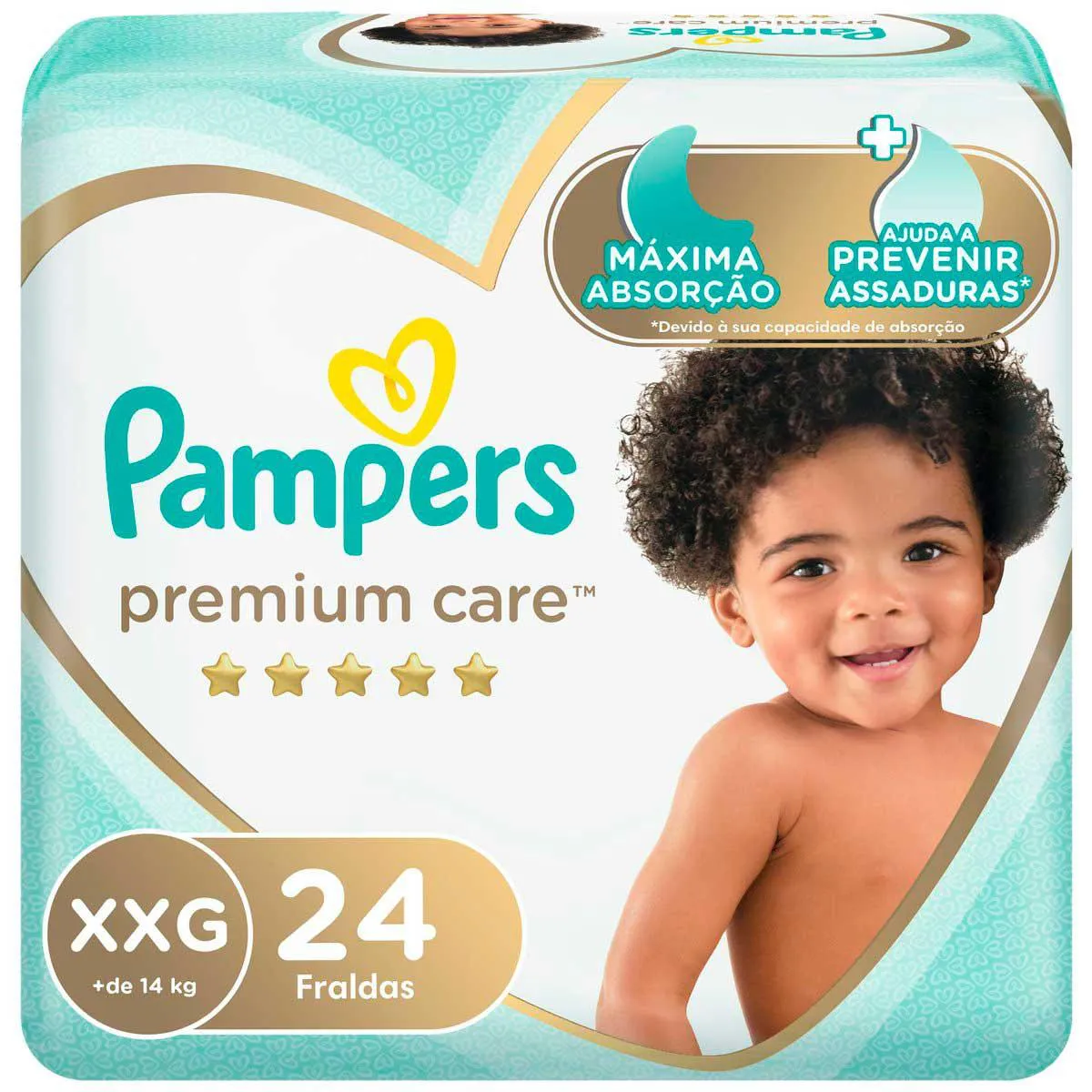 Fralda Pampers Premium Care XXG - 24 Unidades