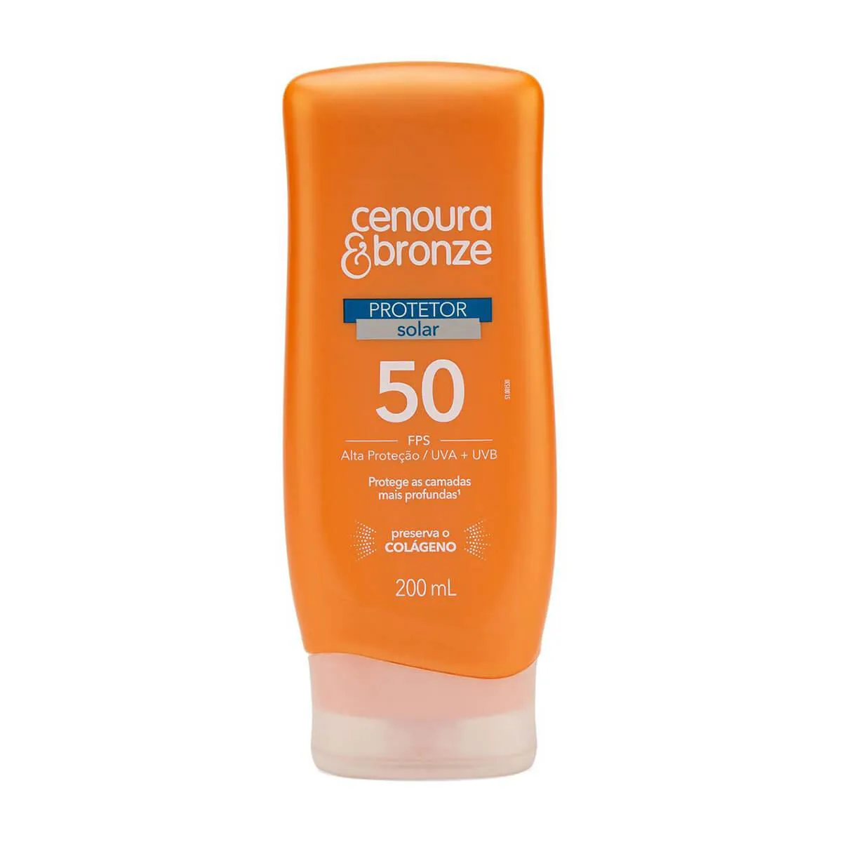 Protetor Solar Corporal Loção FPS 50 Cenoura & Bronze 200ml