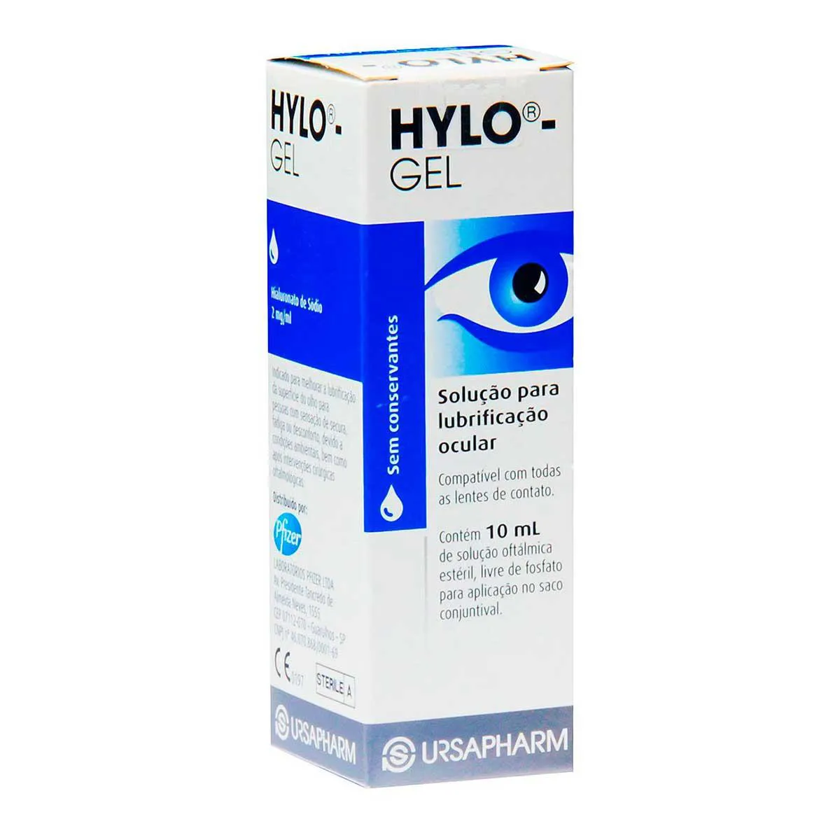 Colírio Lubrificante Hylo-Gel 10ml - Encontre online | Drogasil