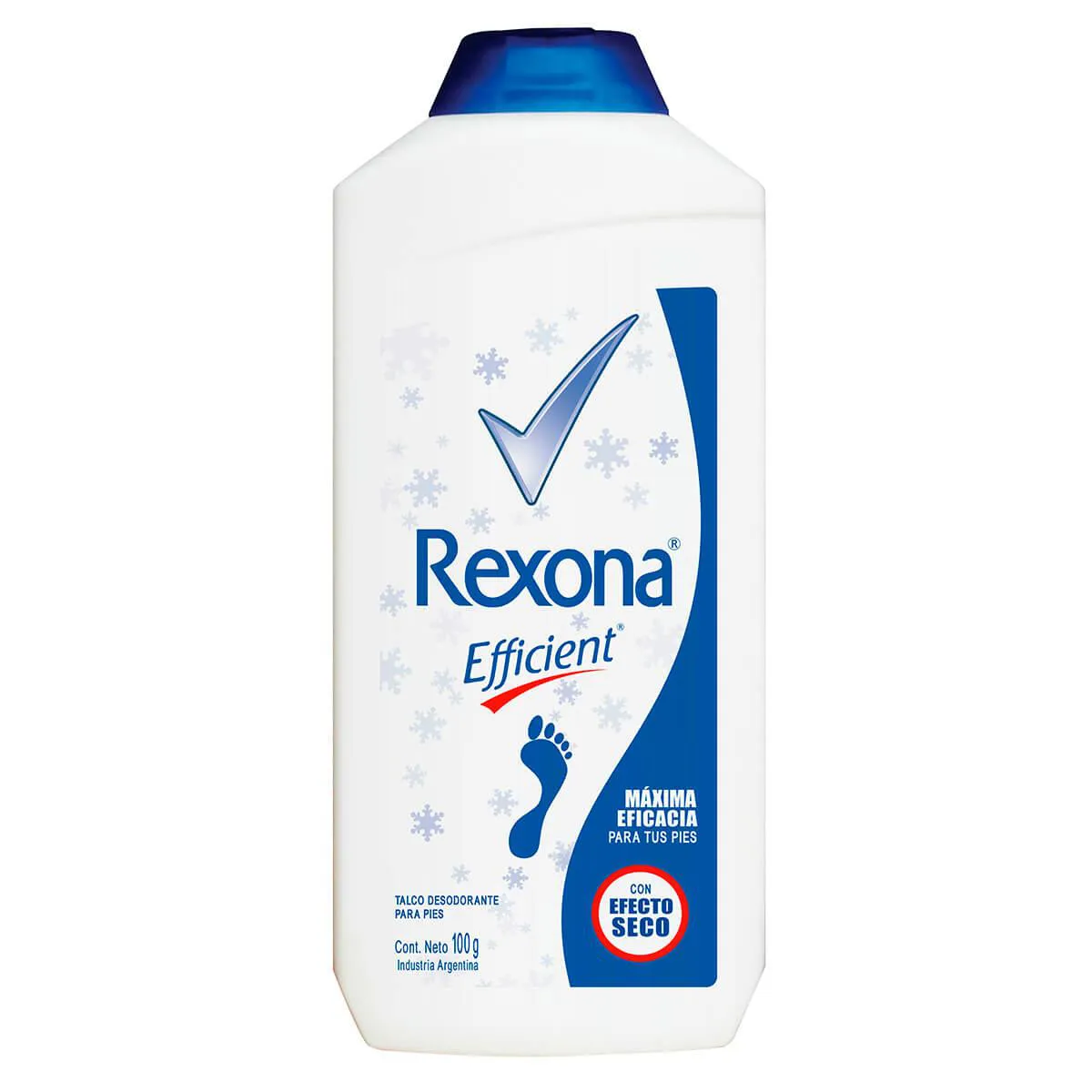 Talco Antitranspirante para pés Rexona Efficient