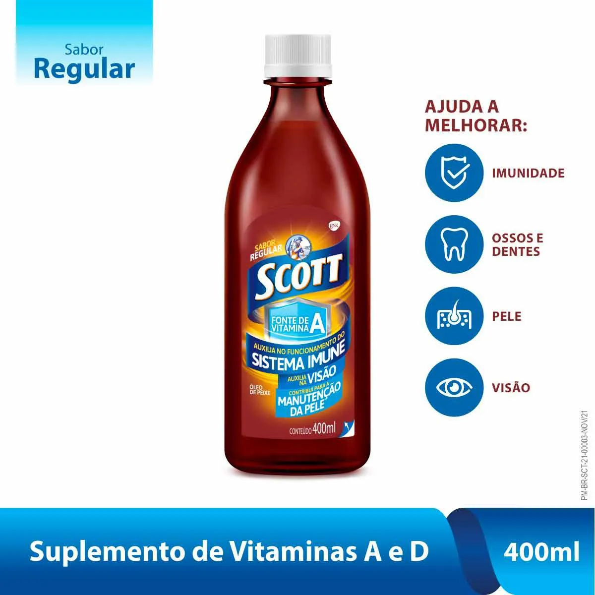 Polivitamínico Scott Tradicional 400ml