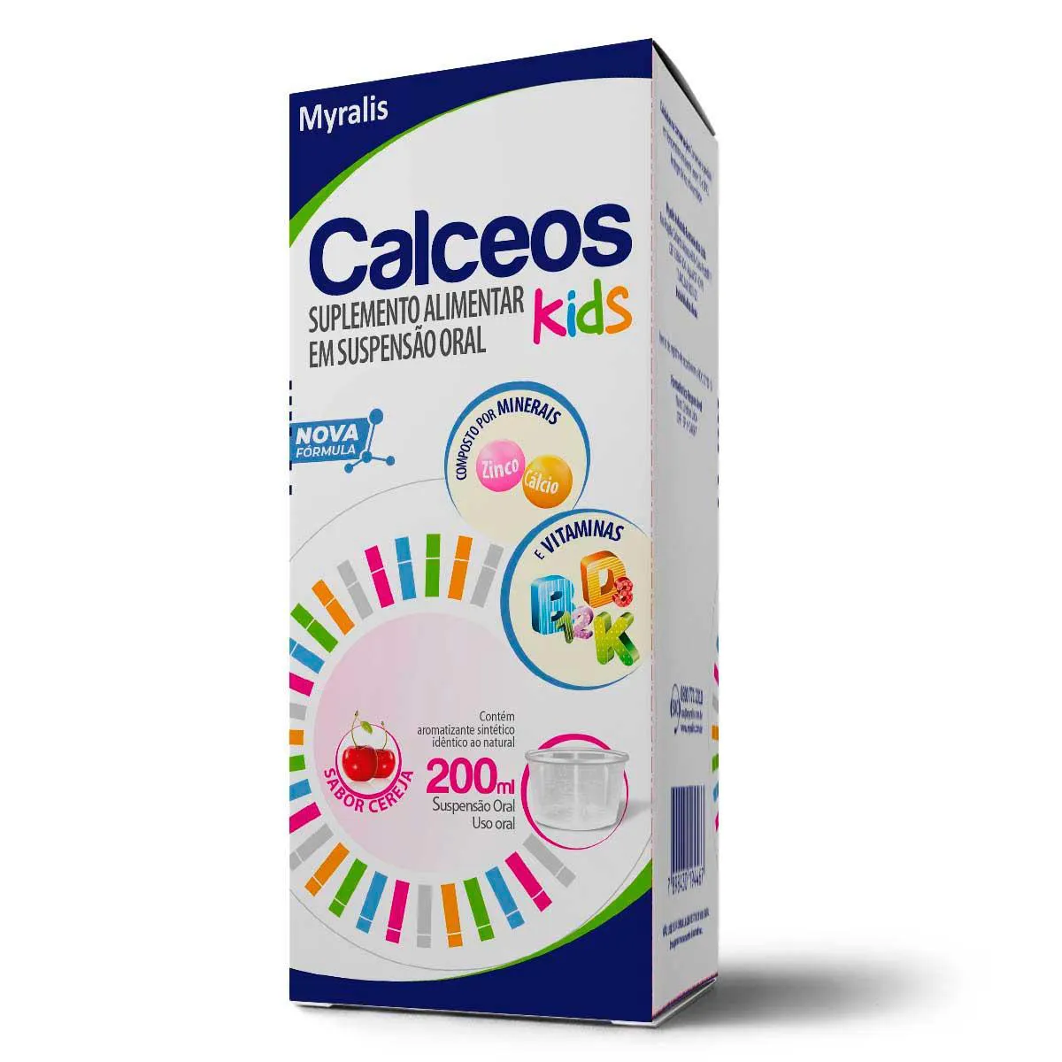 Polivitamínico Calceos Kids Cereja Infantil 200ml