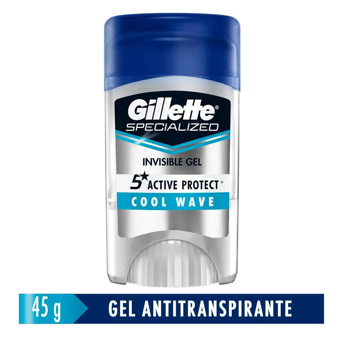 Gillette Desodorante Antitranspirante Clear Gel Cool Wave 82g | Droga Raia