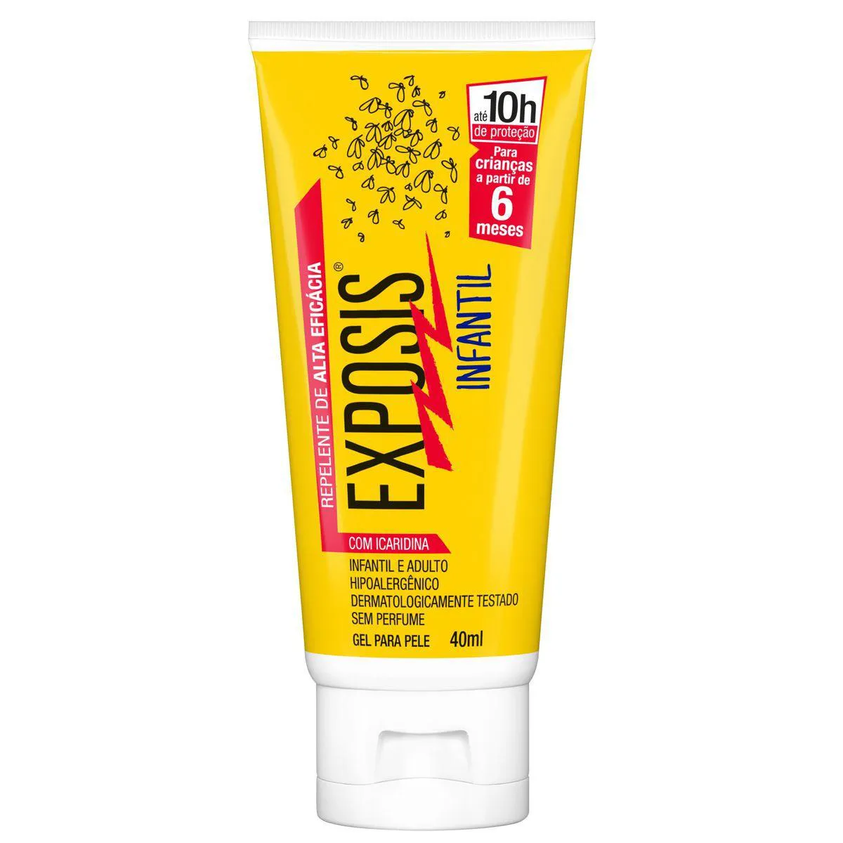 Repelente Infantil Exposis Icaridina Gel 40ml