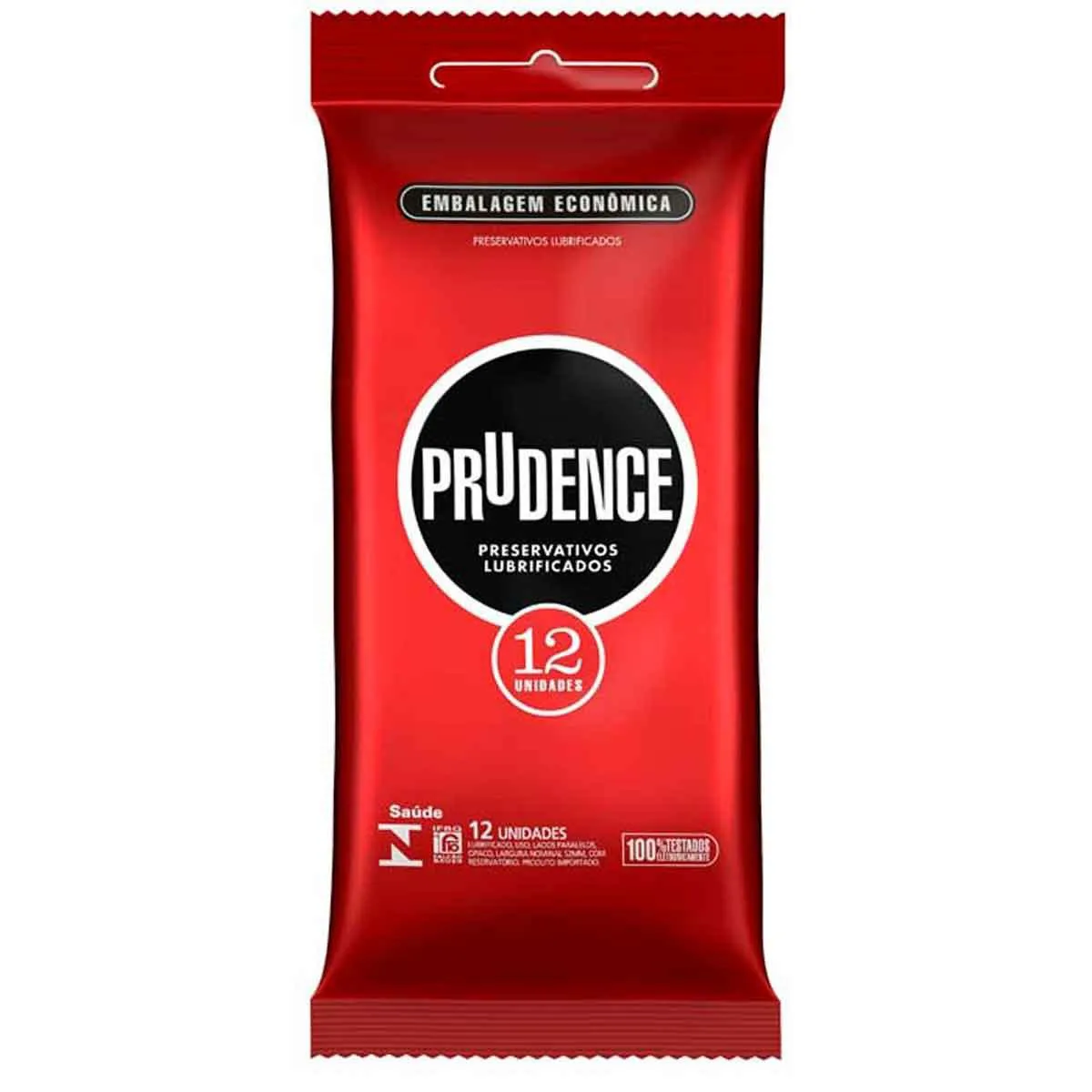 Camisinha Prudence Lubrificado 12 Unidades