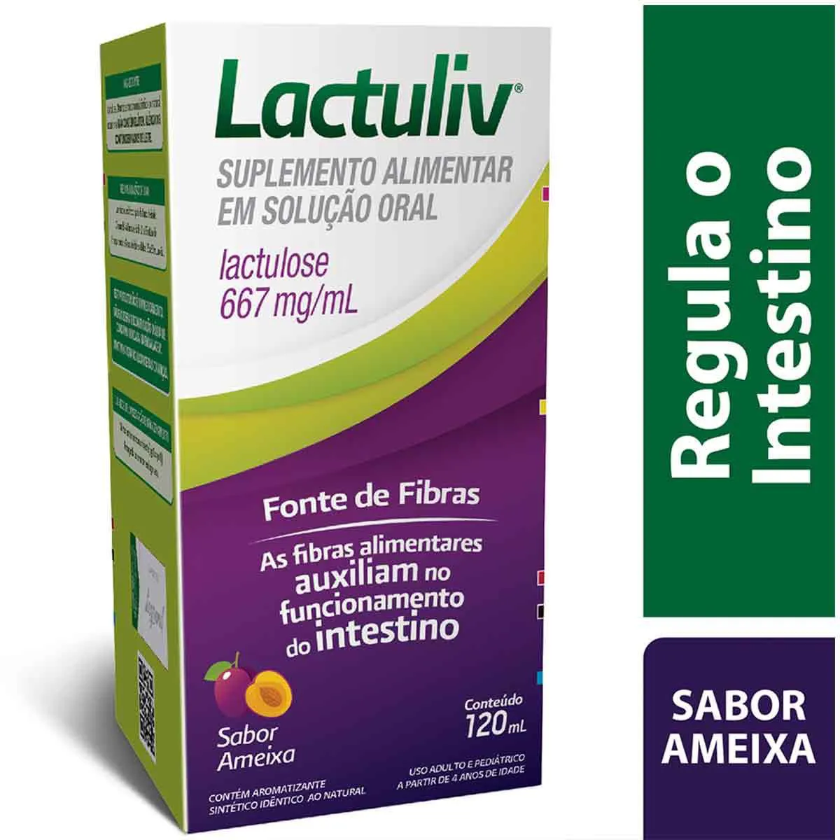 Lactuliv Solução Oral Sabor Ameixa 120ml