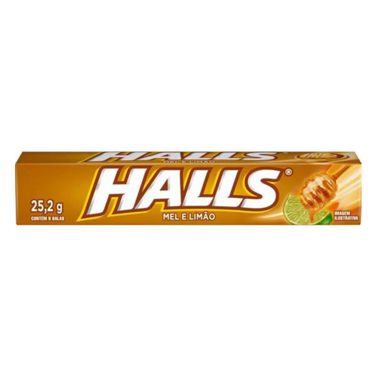 Bala Halls Sabor Mel e Limão com 25,2g Droga Raia