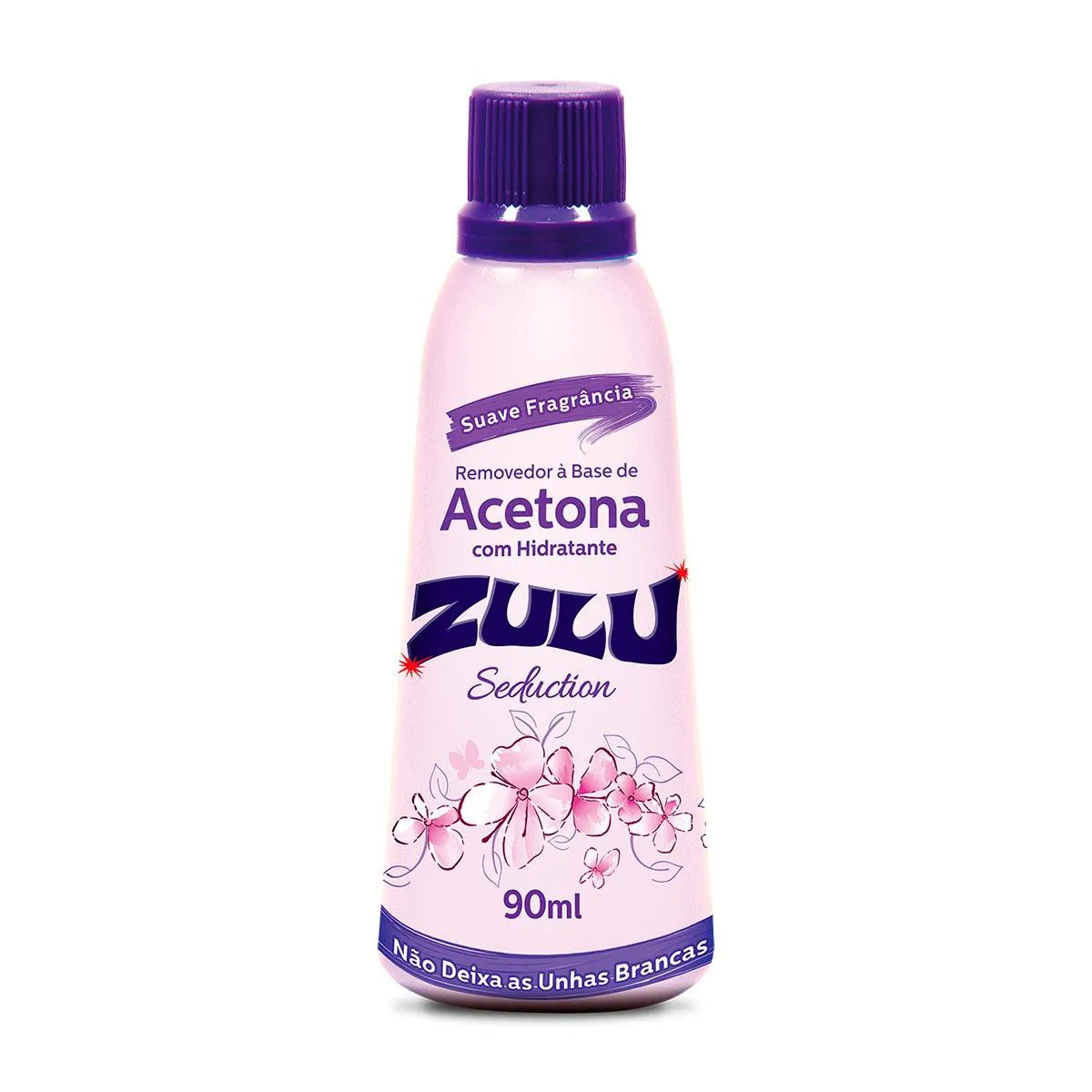 Removedor de Esmalte à Base de Acetona Zulu Seduction com 90ml