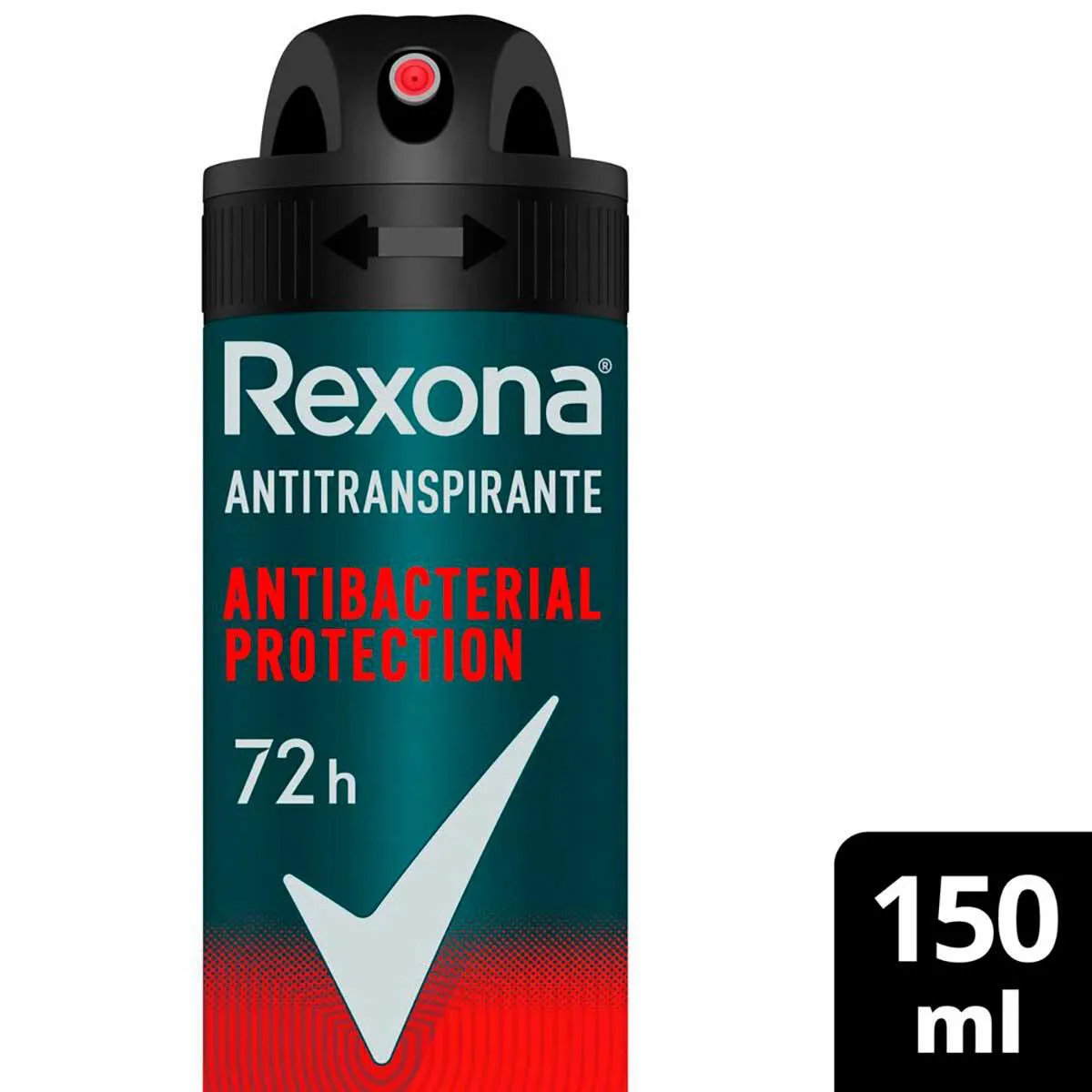 Desodorante Antitranspirante Aerosol Rexona Men Antibacterial Protection 48h 150ml