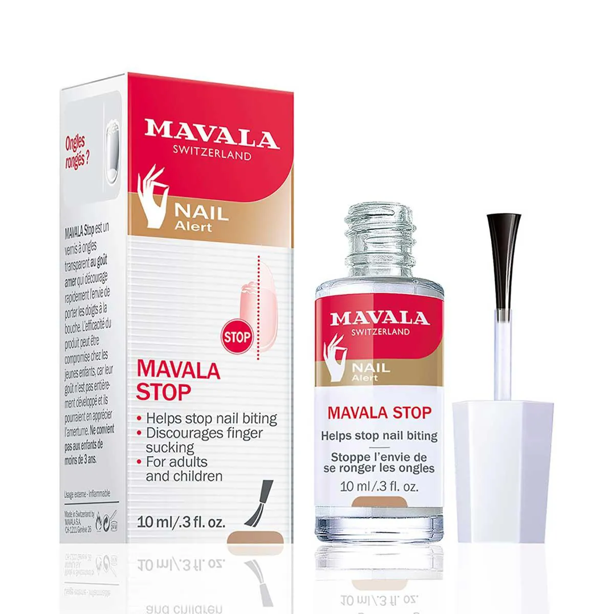 Base para Tratamento de Unhas Roídas Mavala Stop com 10ml