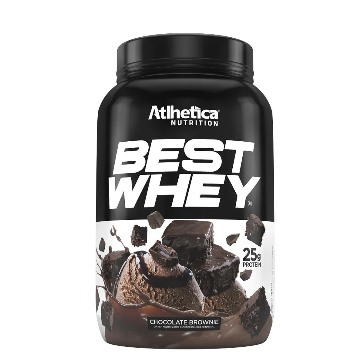 Whey Protein Best Whey Atlhetica Nutrition Brownie de Chocolate 900g