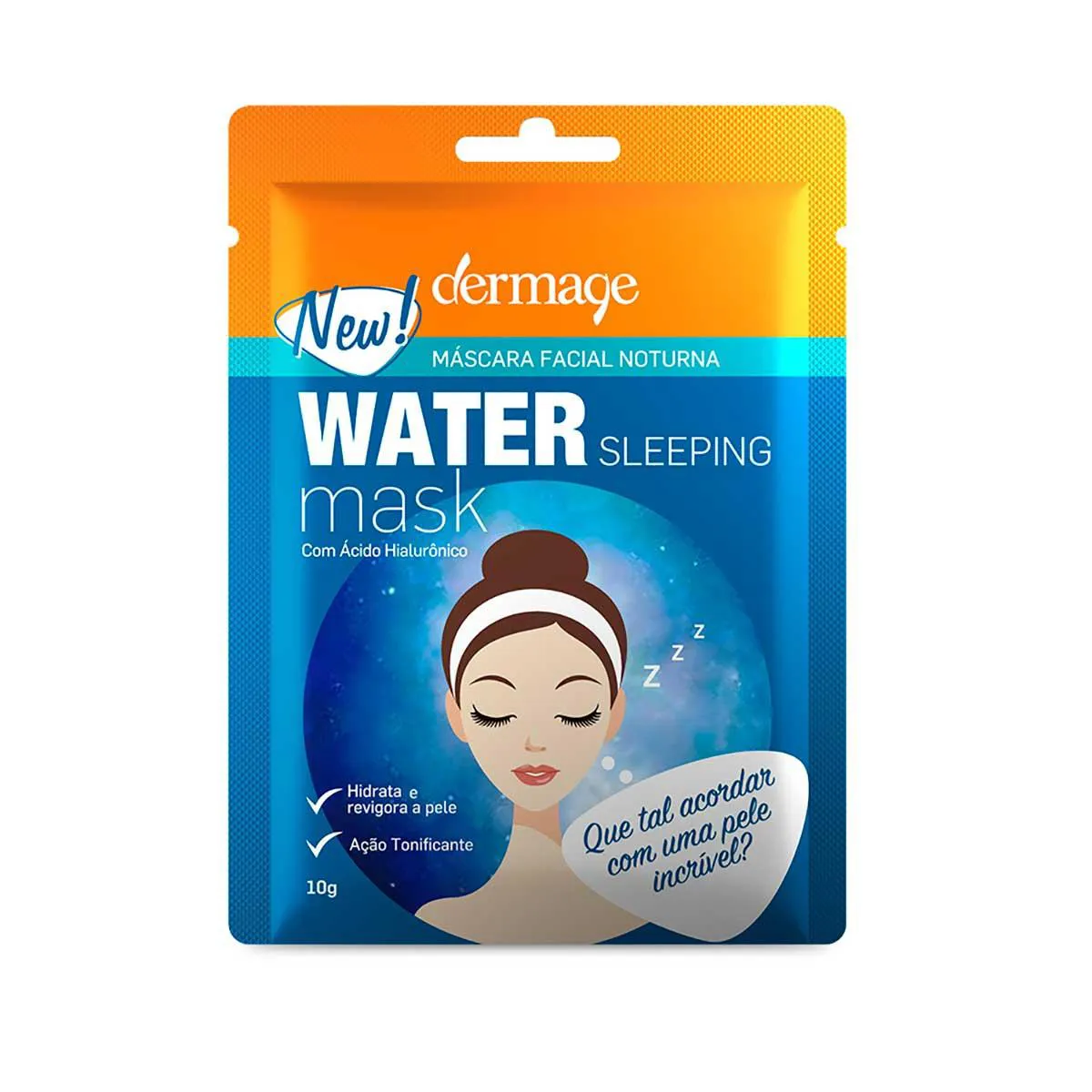 Máscara Facial Noturna Dermage Water Sleeping com 10g