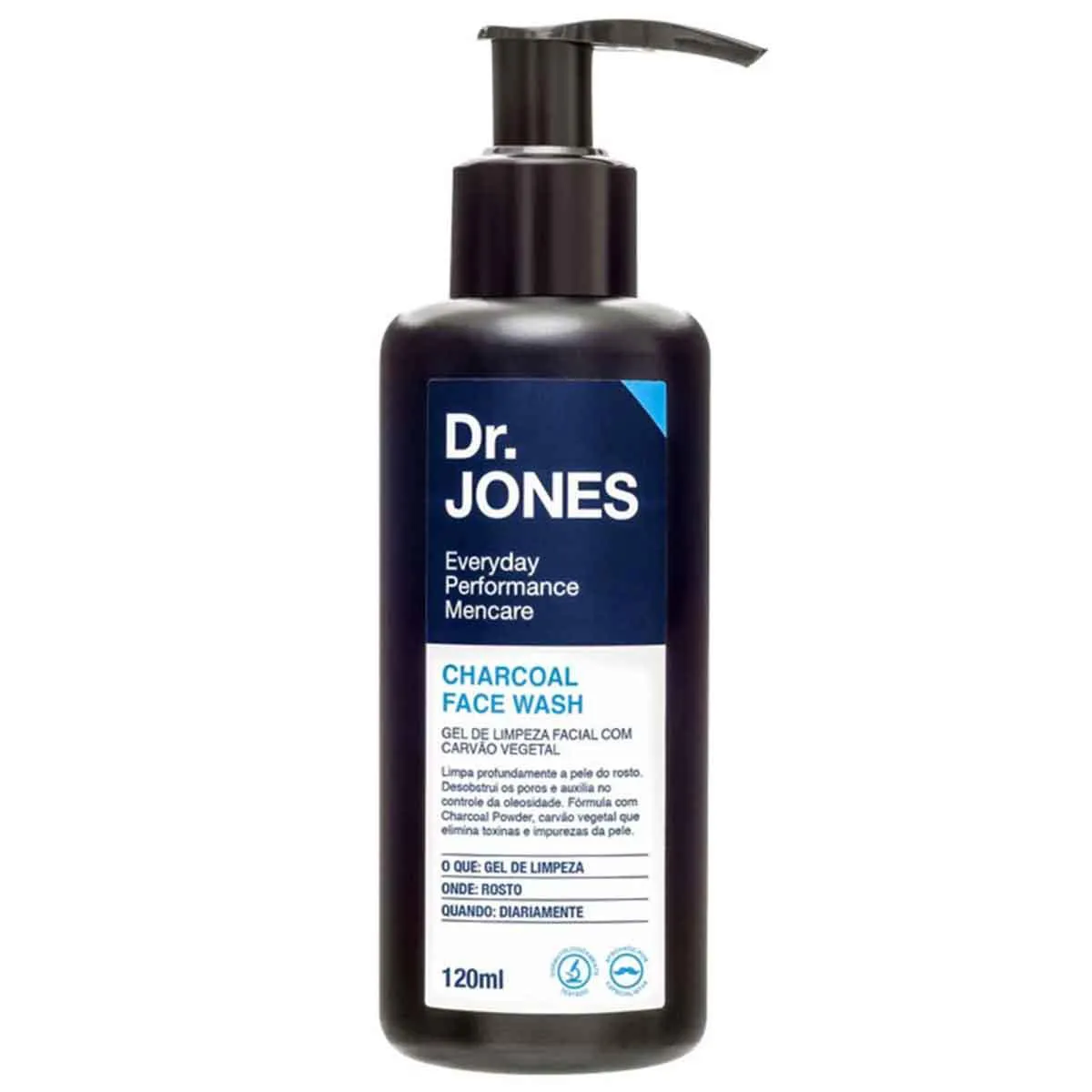 Gel de Limpeza Facial Dr.Jones Charcoal Face Wash 120ml