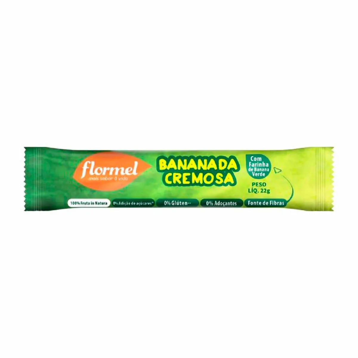 Bananada Cremosa Flormel Zero Açúcar com 22g