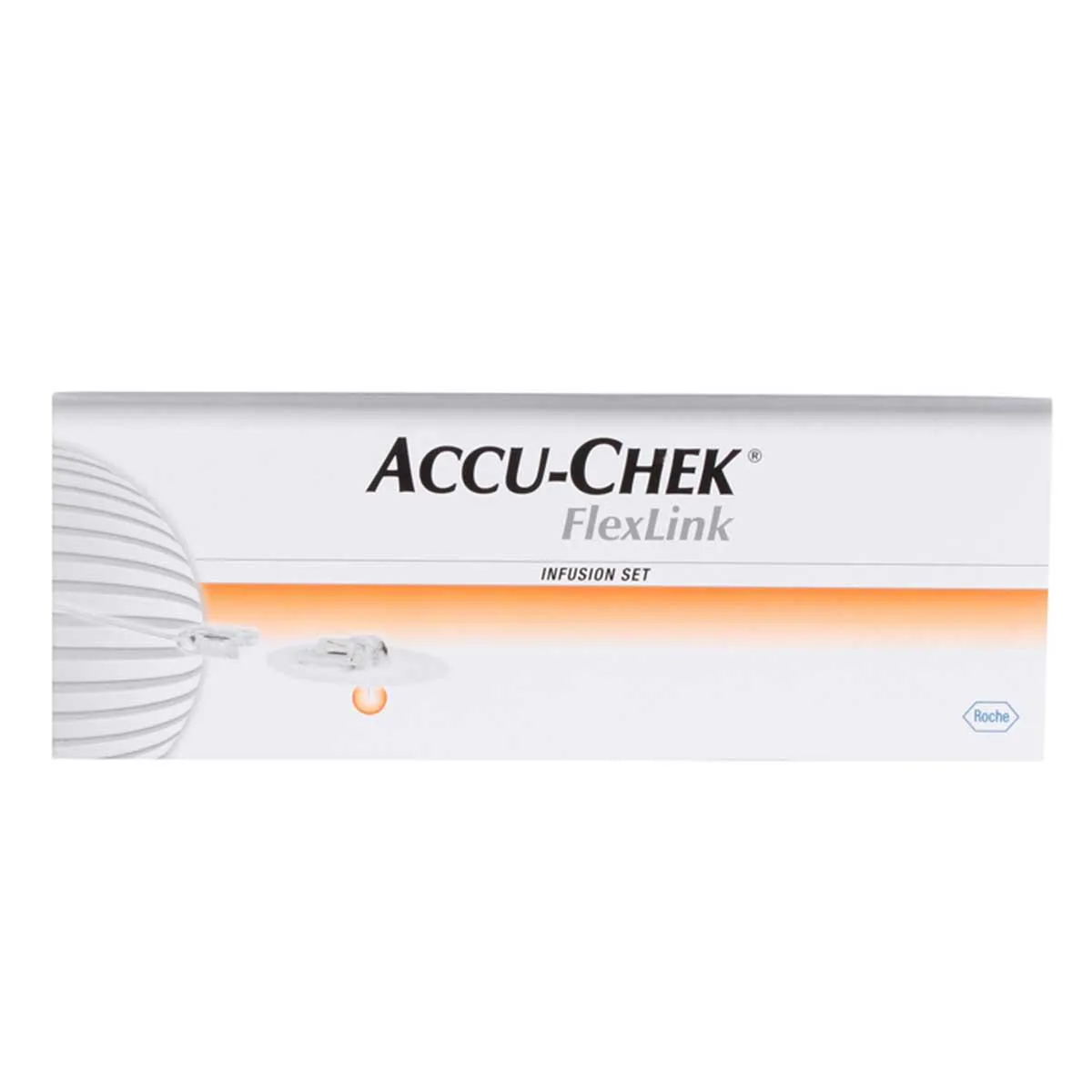 Cânula + Cateter para Bomba de Infusão de Insulina Accu-Chek Flexlink 8/60 10 Unidades