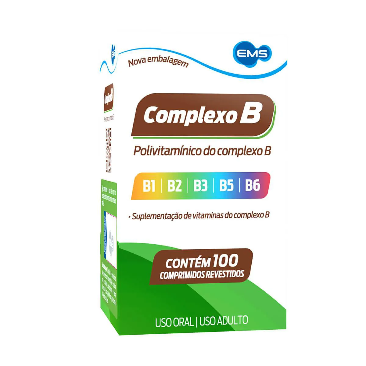 Polivitamínico Complexo B EMS 100 comprimidos