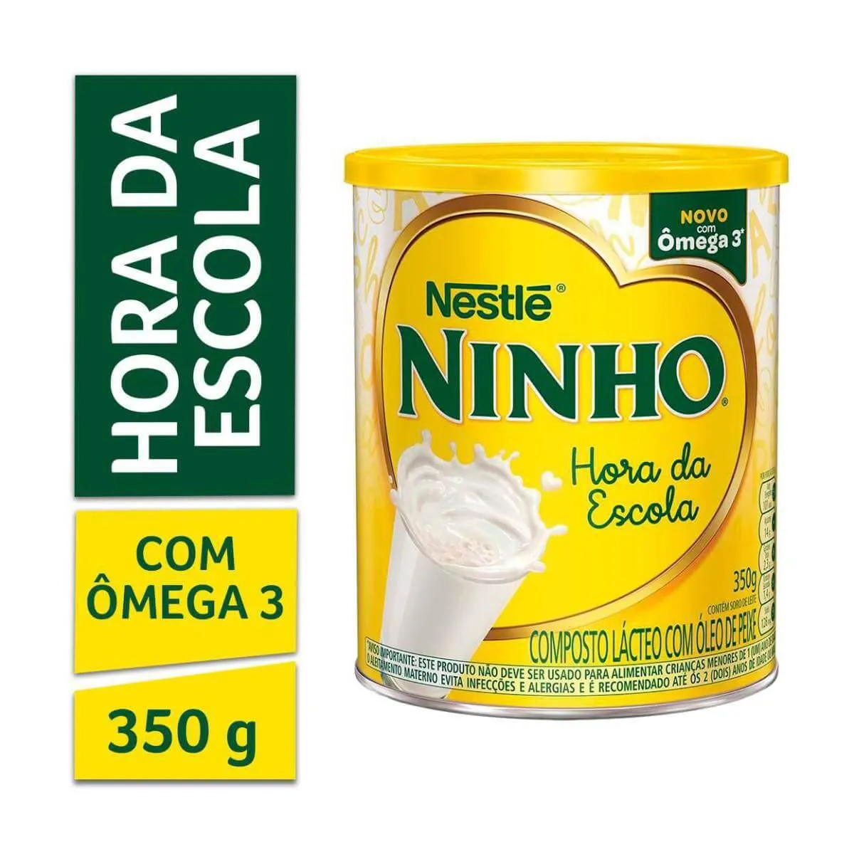 Composto Lácteo Ninho Hora da Escola Nestlé a partir de 3 anos 350g