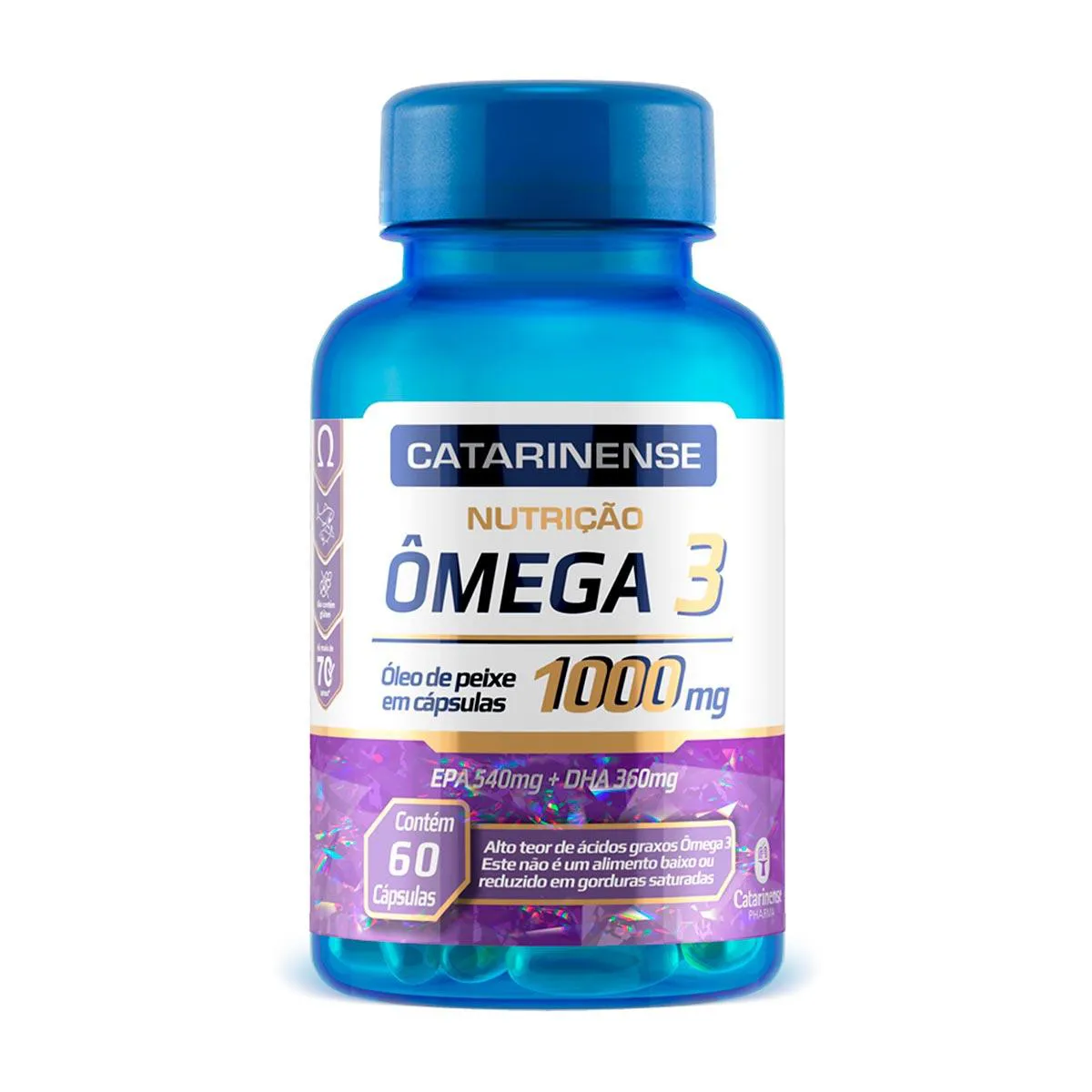 Ômega 3 Catarinense 1000mg cápsulas: O que é e para que serve | Droga Raia