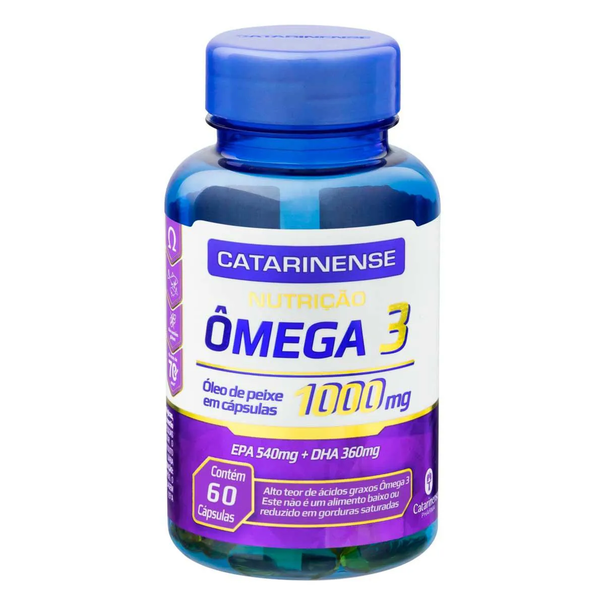 Ômega 3 1000mg Catarinense cápsulas: O que é e para que serve | Drogasil