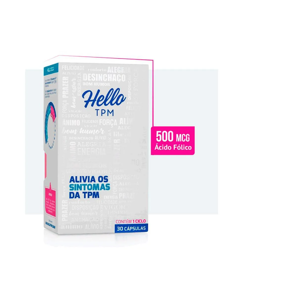 Polivitamínico Hello TPM 500mcg Mulher 30 cápsulas