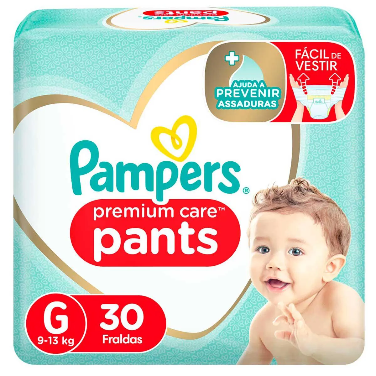 Fralda Pampers Premium Care Pants G - 30 Unidades