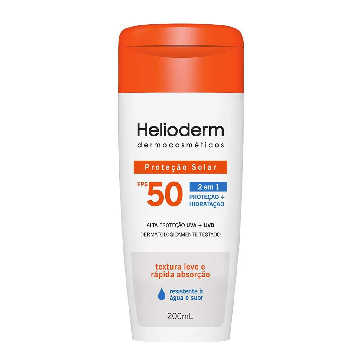 Protetor Solar Corporal Helioderm Suncare FPS 50 com 200ml