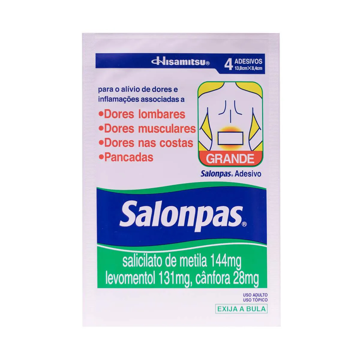 Adesivo Salonpas Grande 4 unidades