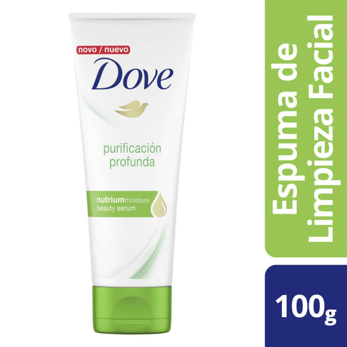 Espuma de Limpeza Facial Dove Purificação Profunda com 100g