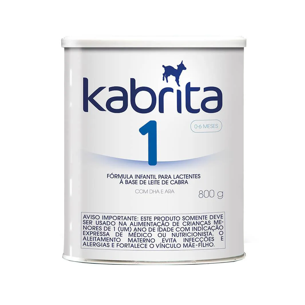 Fórmula Infantil Kabrita 1 Leite de Cabra 0 a 6 meses 800g