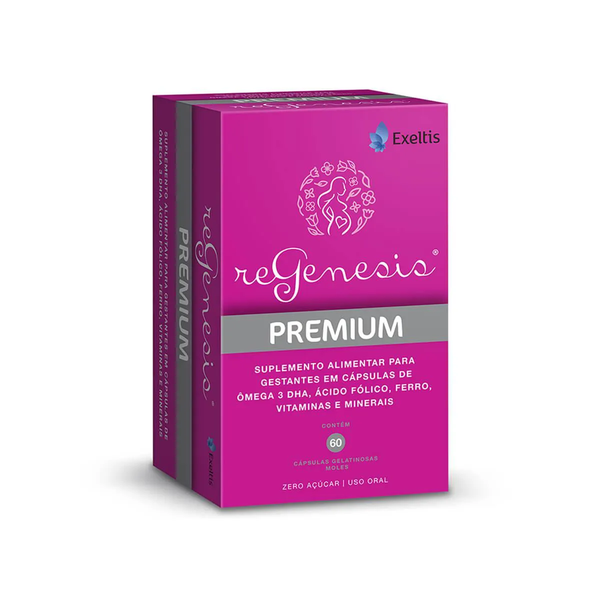 Polivitamínico ReGenesis Premium para Gestantes 60 cápsulas