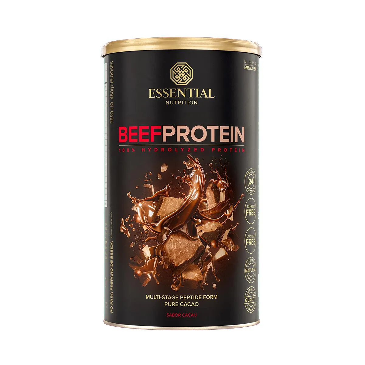 Proteína Beef Protein Essential Nutrition 480g