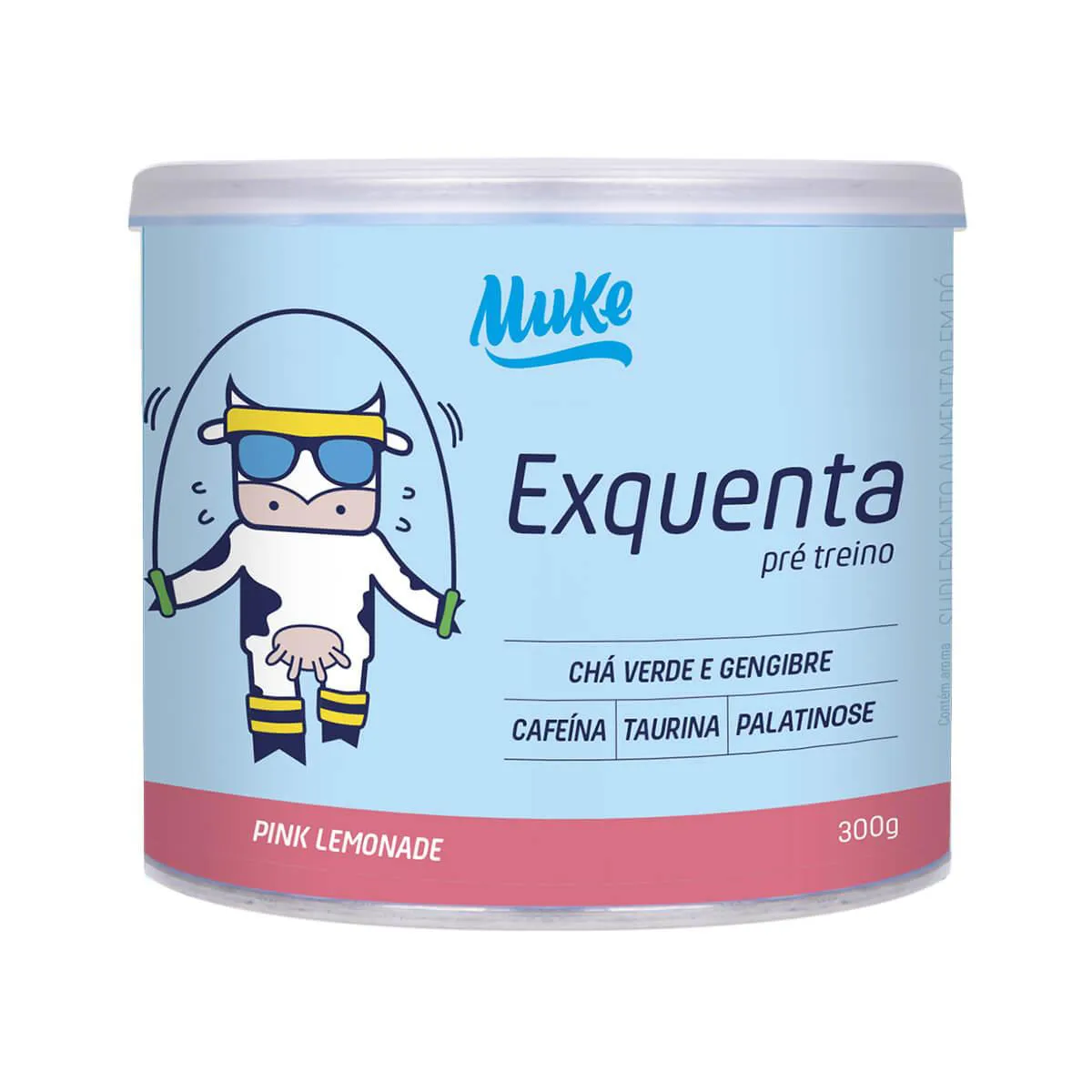 Pré-Treino Exquenta Mais Mu Muke Pink Lemonade 300g