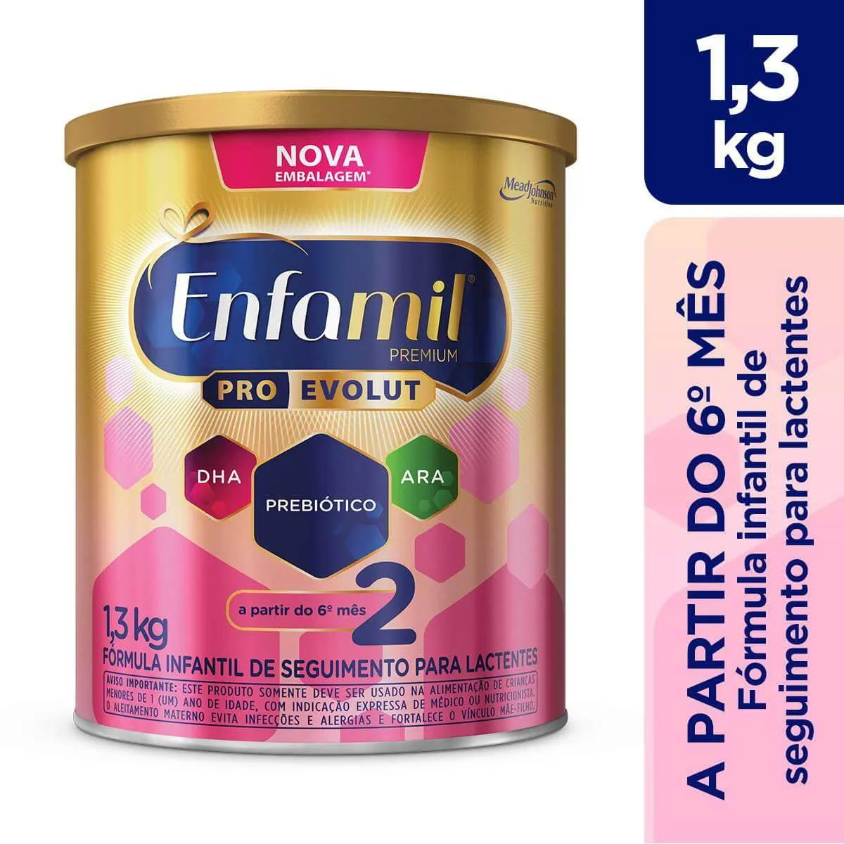 Fórmula Infantil Enfamil Premium 2 6 a 12 meses 1,3kg