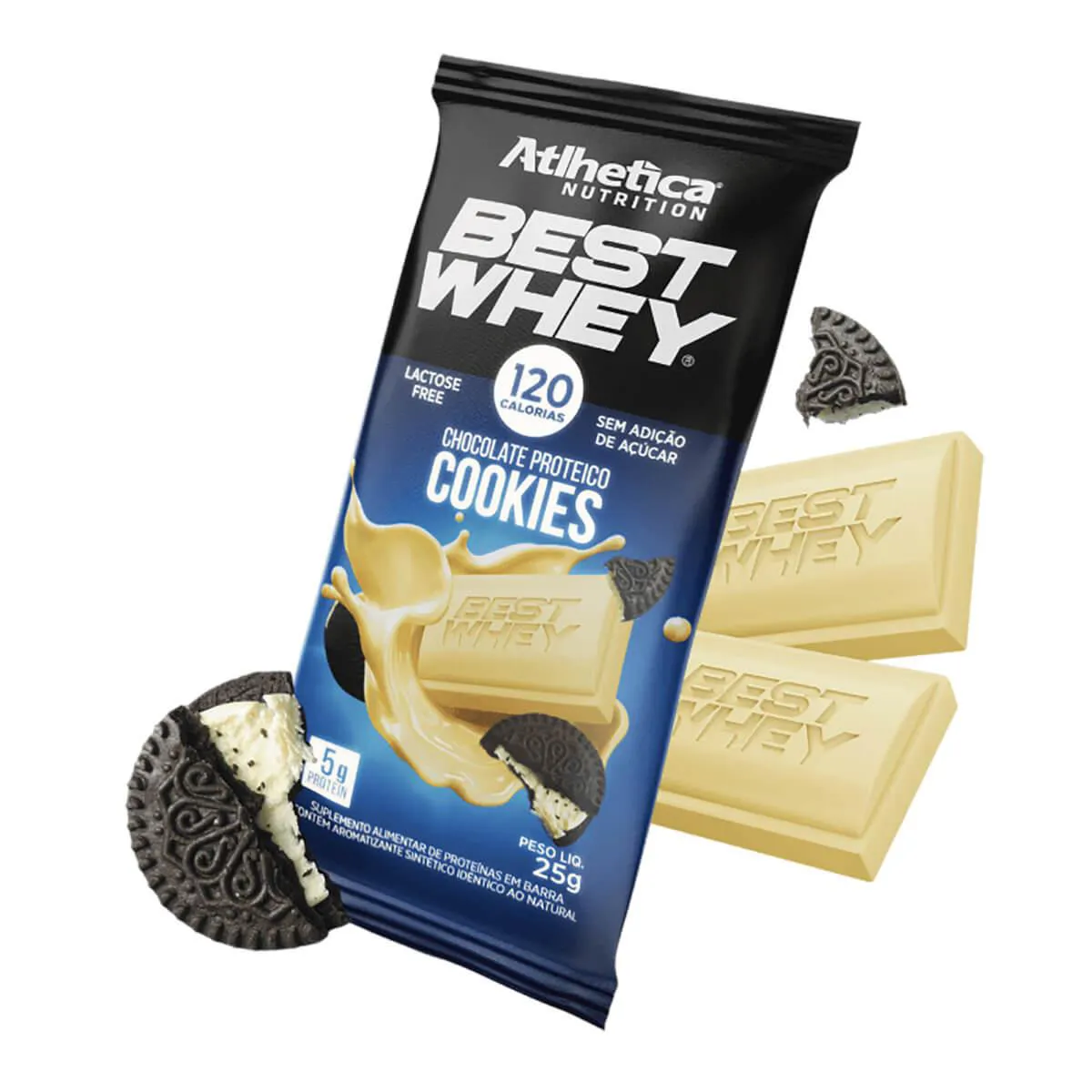 Chocolate Best Whey Atlhetica Nutrition Cookies 25g
