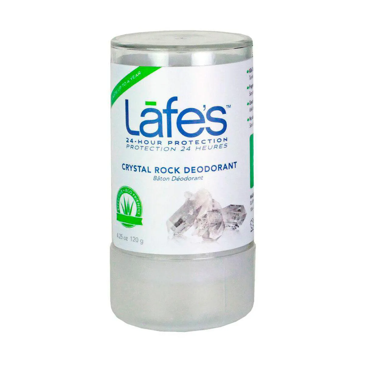 Desodorante Vegano Sem Alumínio Stick Cristal Lafe's Crystal Rock 24h 120g