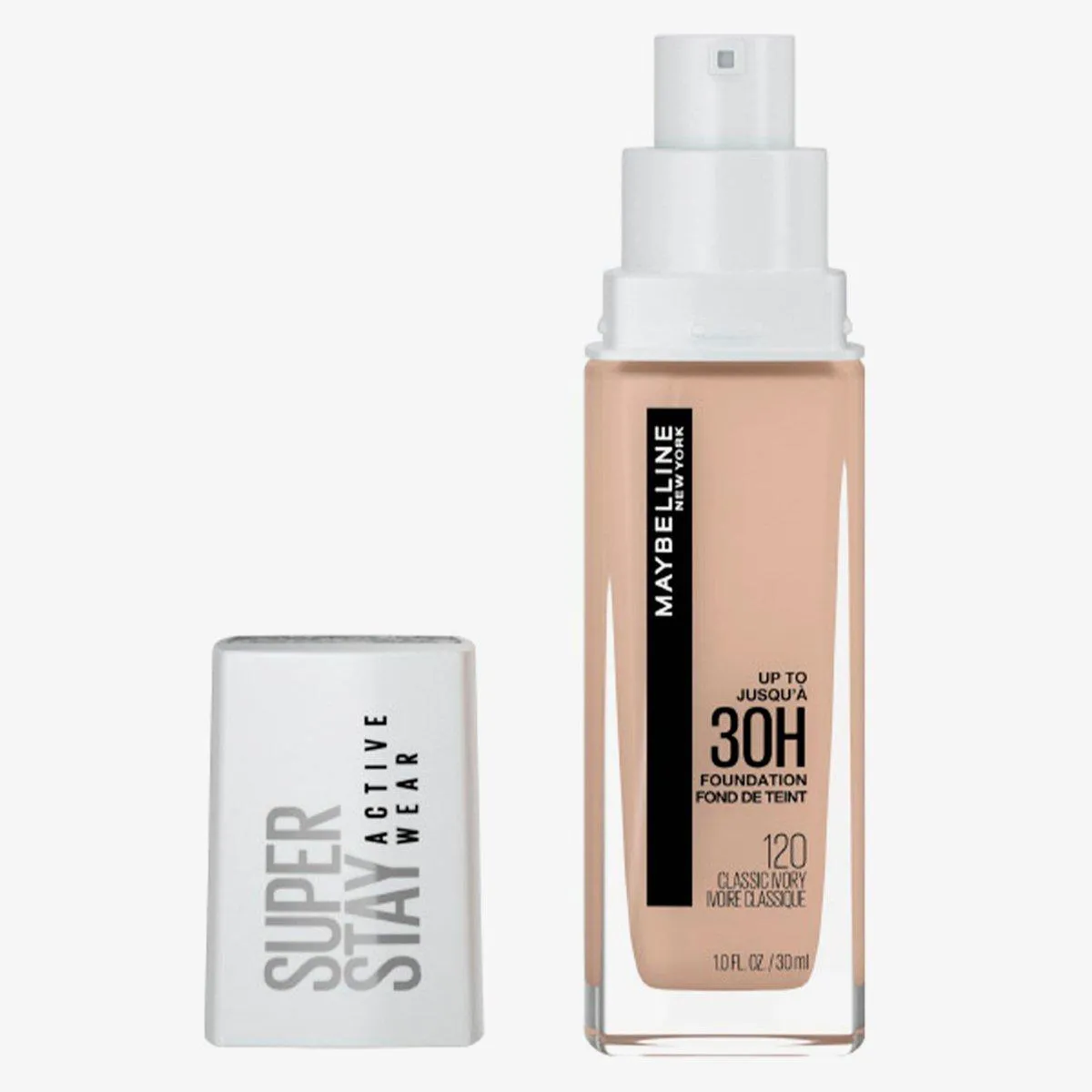 Base Longa Duração Maybelline NY SuperStay Active Wear 30h 30ml - 120 Classic Ivory