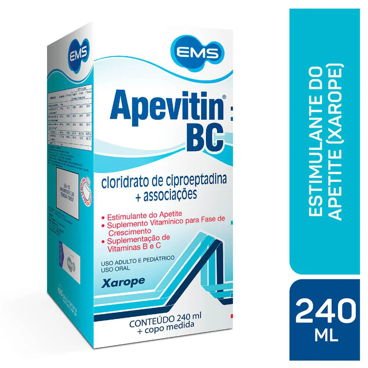 Apevitin BC Xarope 240ml - Preço online e para que serve? | Drogasil