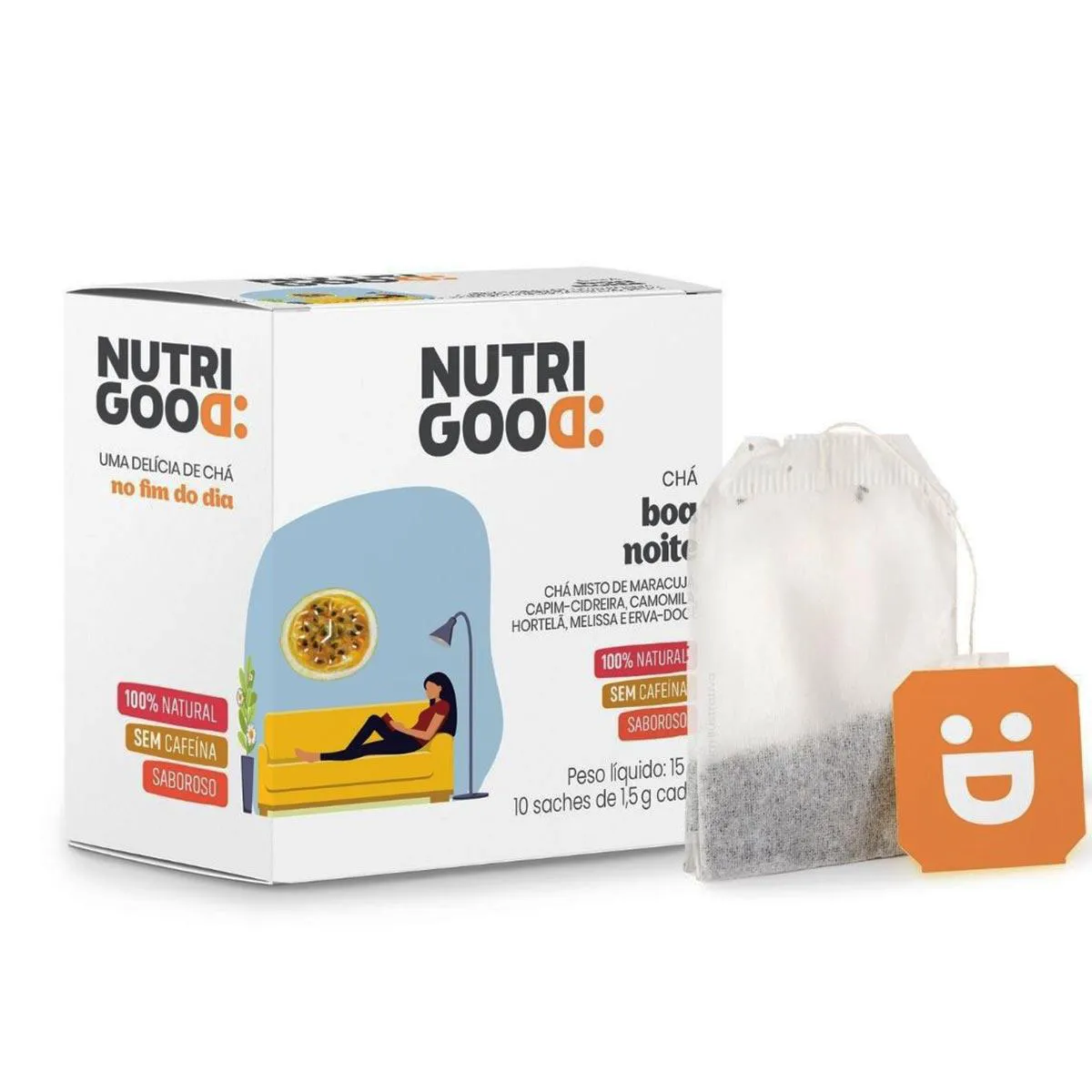 Chá Nutrigood Boa Noite 10 sachês