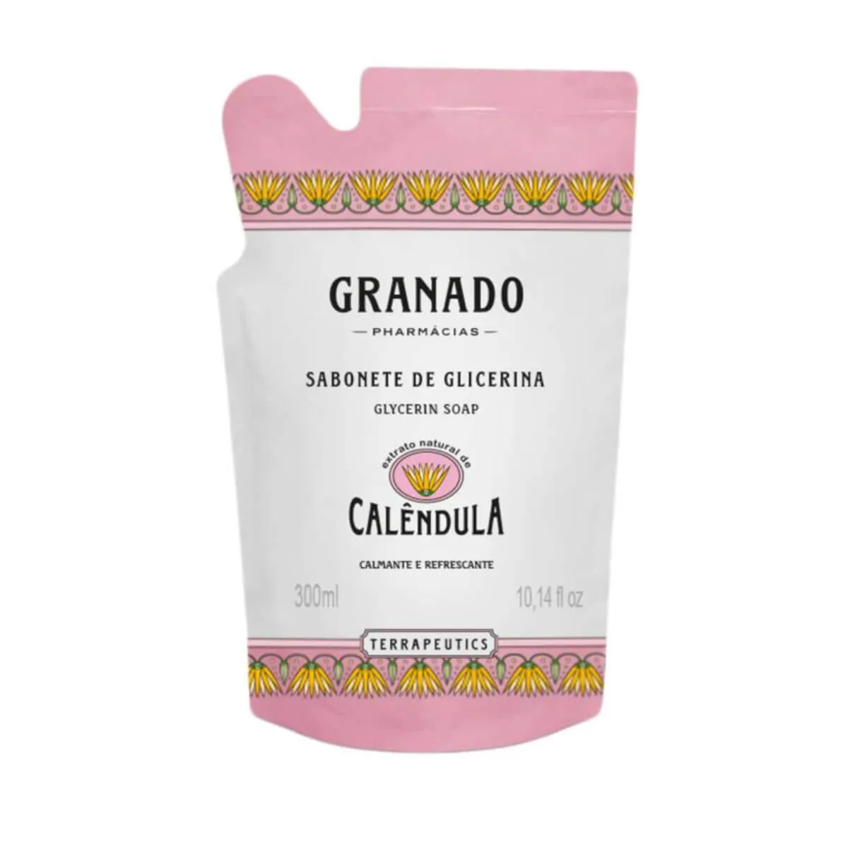 Refil Sabonete Líquido Granado Terrapeutics Calêndula com 300ml