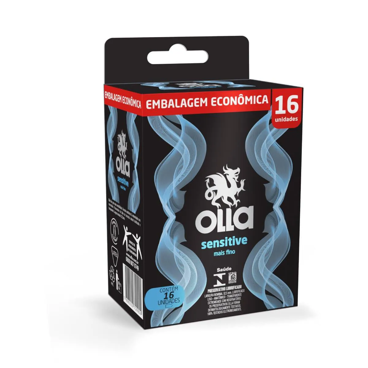 Preservativo Olla Sensitive 16 Unidades | Drogasil