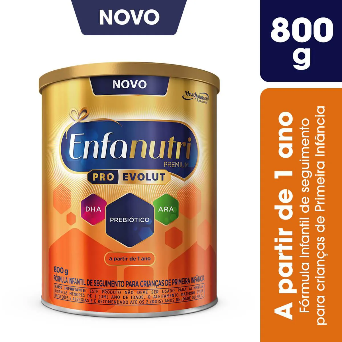 Fórmula Infantil Enfanutri Premium 1 a 3 anos 800g