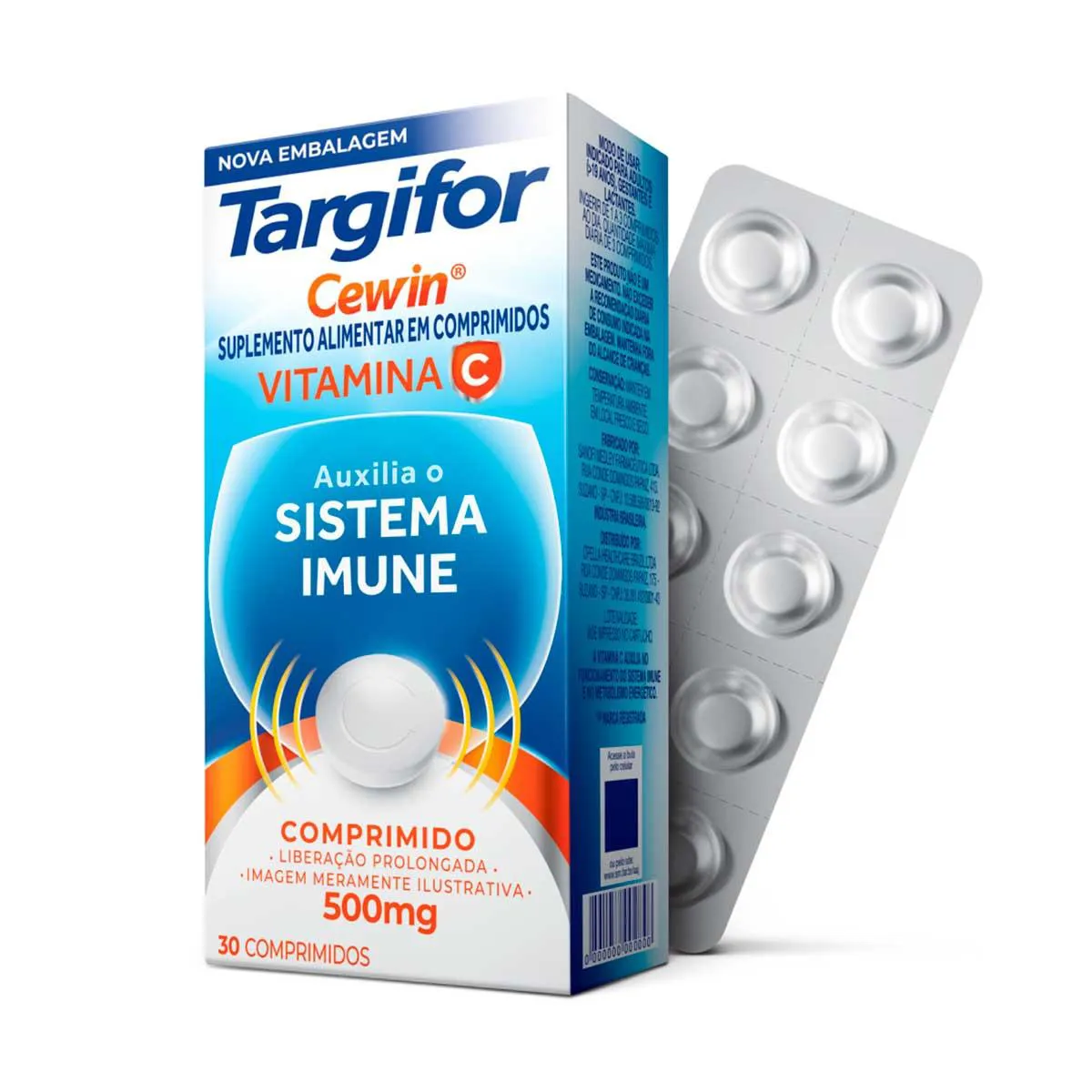 Targifor Cewin 500mg 30 comprimidos: veja o preço e para que serve ...