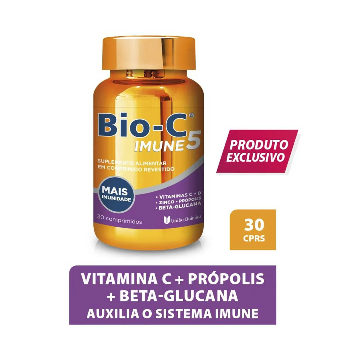 Vitamina C Bio-C Imune 5 - 30 comprimidos
