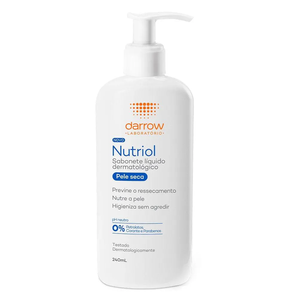 Sabonete Líquido Facial Darrow Nutriol Pele Seca 240ml